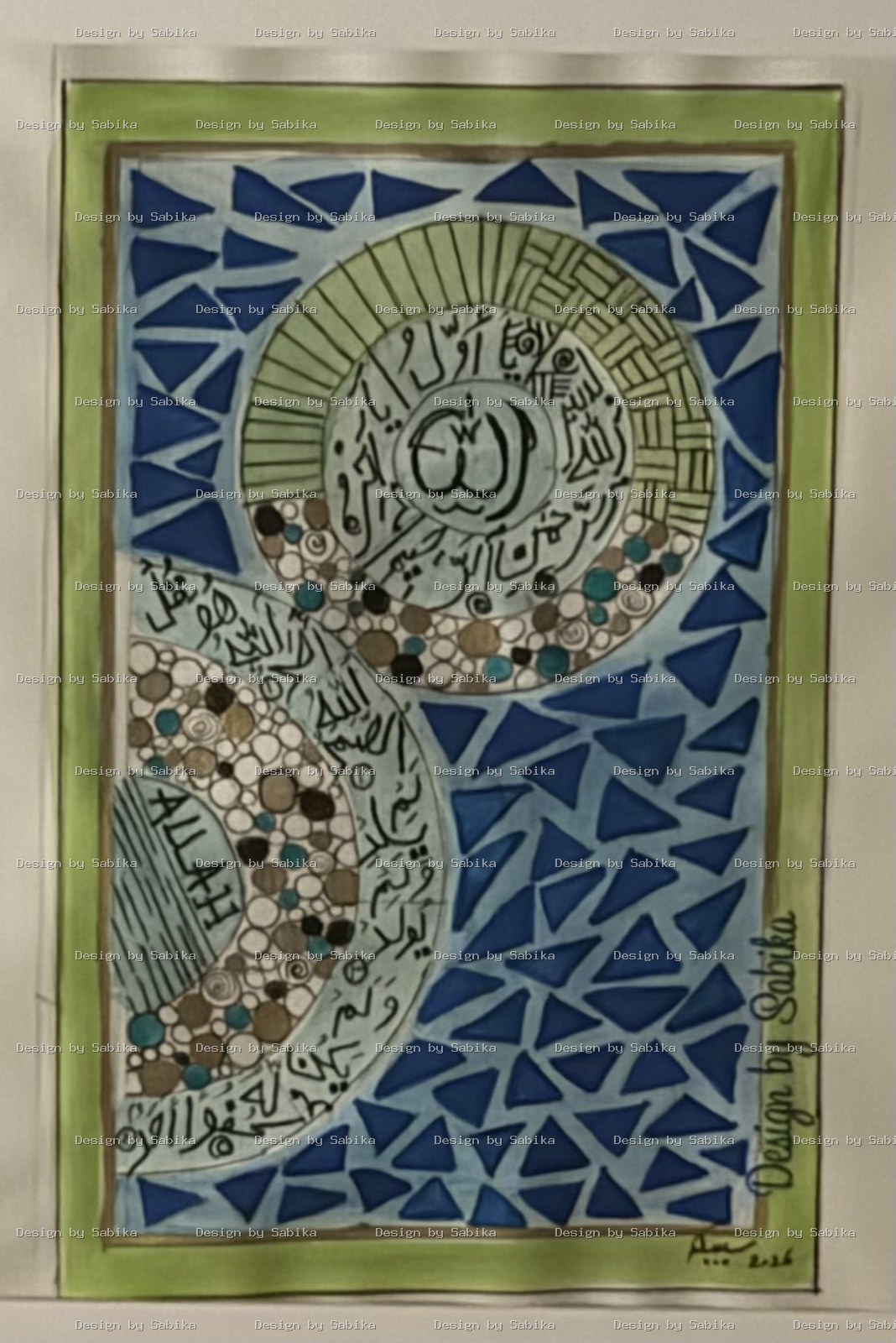 Protected — Islamic Calligraphy Art by Design by Sabika